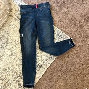 Spanx brand lightly distressed jeggings, size small, great condition